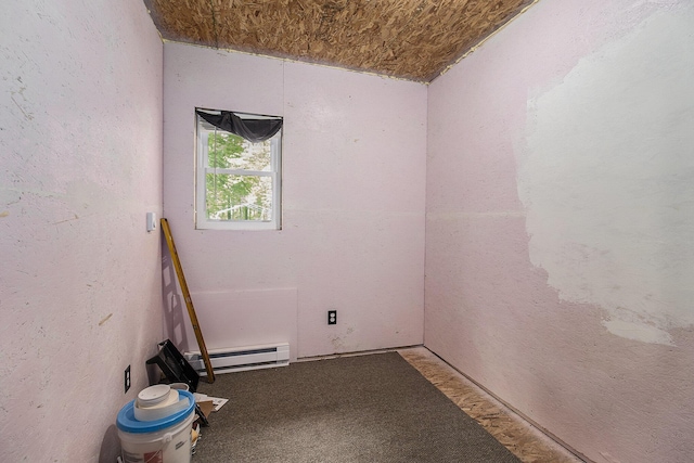 8114 E 72nd St # 2, Newaygo, MI 49337 - carpeted spare room with a baseboard heating unit