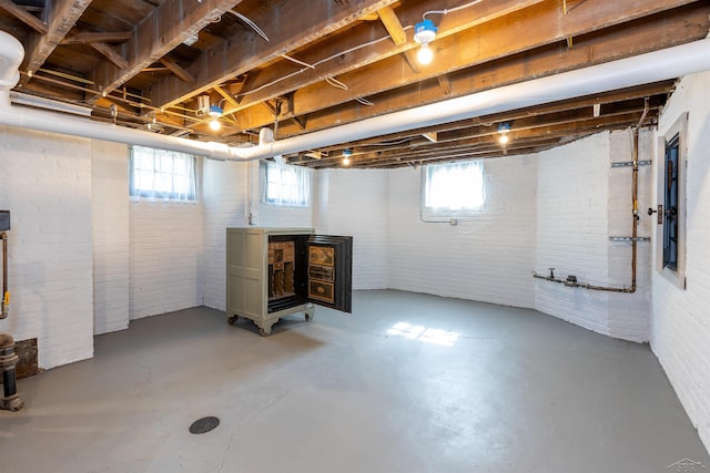 820 N Johnson St, Bay City, MI 48708 - below grade area with brick wall