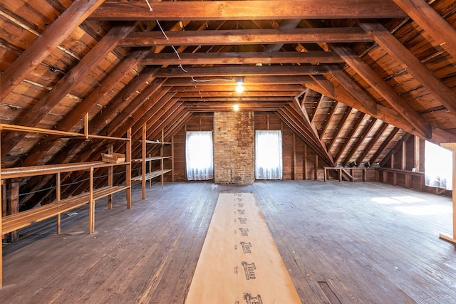 820 N Johnson St, Bay City, MI 48708 - attic with plenty of natural light