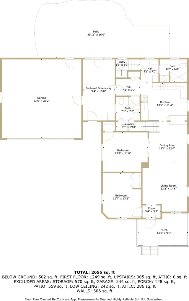 1105 W Genesee St, Frankenmuth, MI 48734 - view of property floor plan
