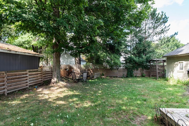 1303 Homecrest Ave, Kalamazoo, MI 49001 - view of fenced backyard