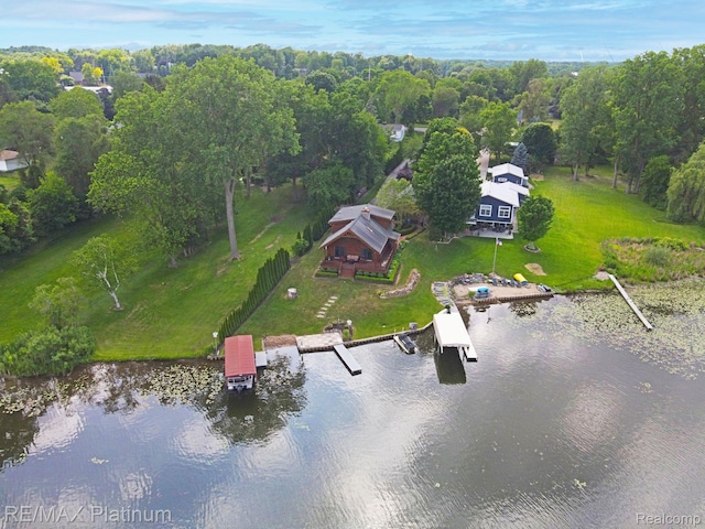 2757 S Hacker Rd, Brighton, MI 48114 - drone / aerial view of a large body of water