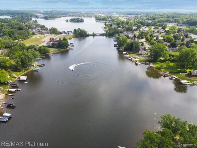 2757 S Hacker Rd, Brighton, MI 48114 - drone / aerial view of a nearby body of water