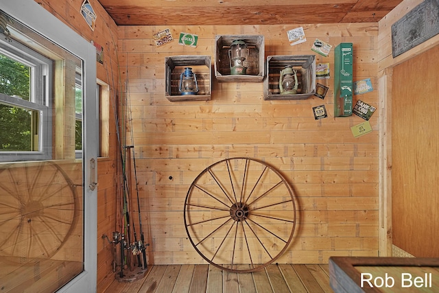 3897 Obrien St SW, Grand Rapids, MI 49534 - detailed view of wood walls and wood finished floors