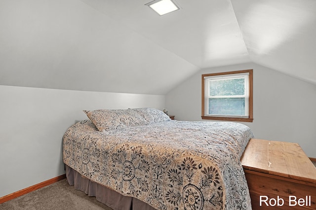 3897 Obrien St SW, Grand Rapids, MI 49534 - carpeted bedroom featuring vaulted ceiling and baseboards