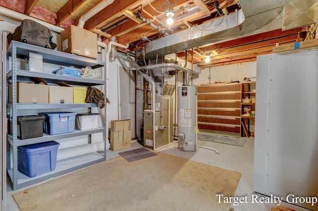 271 Rolling Greene Dr NW, Grand Rapids, MI 49534 - unfinished below grade area with water heater and heating unit