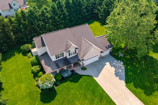 16069 Grazenview St, Schoolcraft, MI 49087 - aerial view of property and surrounding area