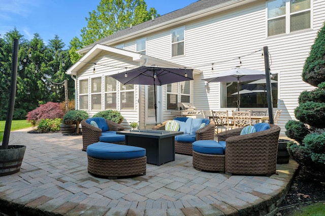 16069 Grazenview St, Schoolcraft, MI 49087 - view of patio / terrace with an outdoor living space