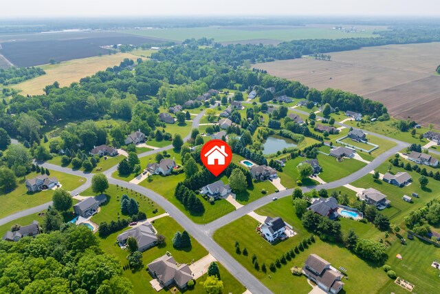 16069 Grazenview St, Schoolcraft, MI 49087 - aerial view of sparsely populated area