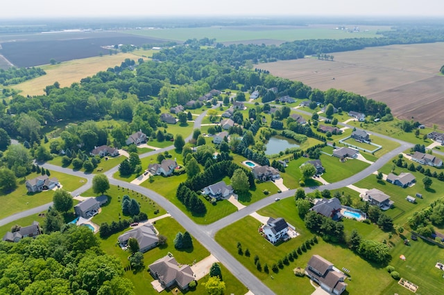 16069 Grazenview St, Schoolcraft, MI 49087 - aerial view of sparsely populated area featuring nearby suburban area