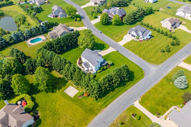 16069 Grazenview St, Schoolcraft, MI 49087 - aerial perspective of suburban area