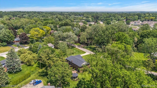 22219 Connemara Dr, Northville, MI 48167 - aerial view of a forest