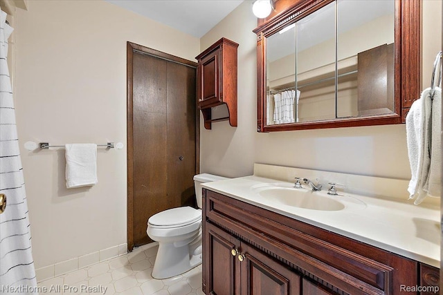 22219 Connemara Dr, Northville, MI 48167 - bathroom featuring vanity and tile patterned floors