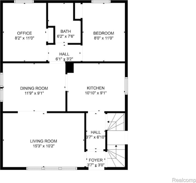 1390 W Blvd, Berkley, MI 48072 - view of room layout
