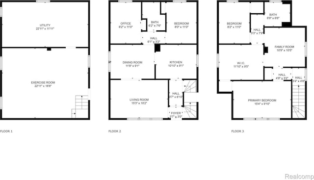 1390 W Blvd, Berkley, MI 48072 - view of floor plan / room layout