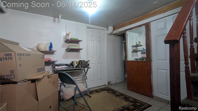 100 Oliver St, Pontiac, MI 48342 - basement featuring light tile patterned floors