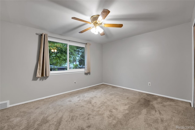27416 Audrey Ave, Macomb, MI 48092 - carpeted empty room with ceiling fan and baseboards