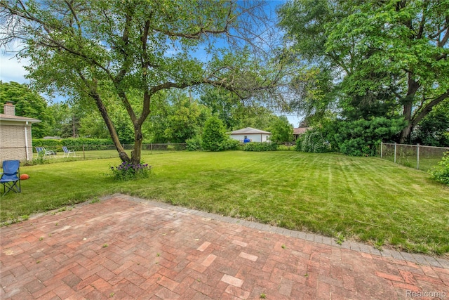 27416 Audrey Ave, Macomb, MI 48092 - fenced backyard featuring a patio area