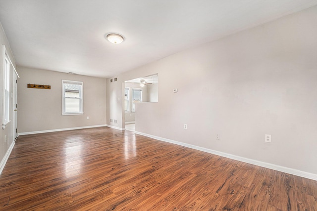 81 Chopin Ave, Troy, MI 48083 - spare room with wood finished floors and a ceiling fan