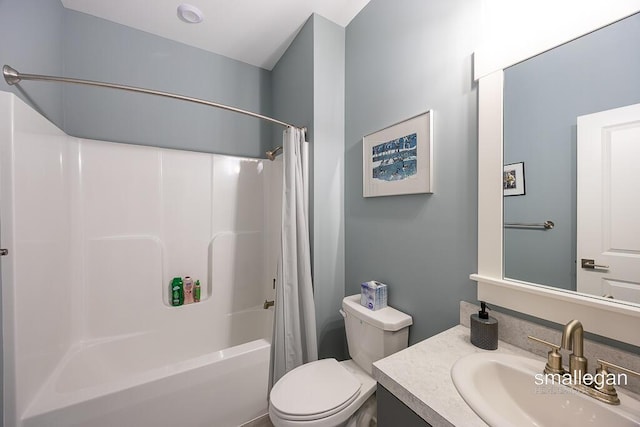 6853 Loggers Ridge Run SE, Caledonia, MI 49316 - bathroom with shower / bathtub combination with curtain and vanity