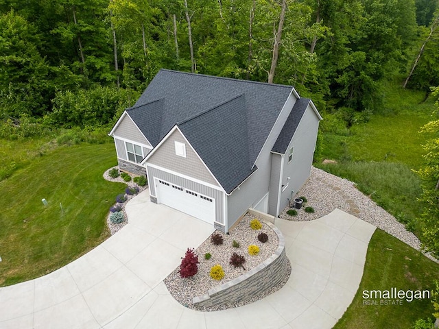 6853 Loggers Ridge Run SE, Caledonia, MI 49316 - view of subject property with a forest