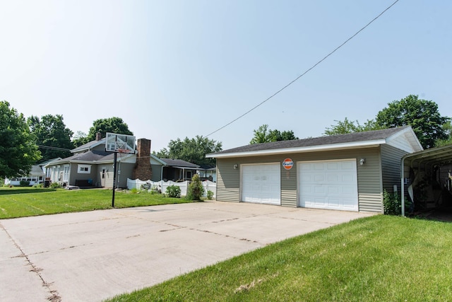 185 Race St, Constantine, MI 49042 - view of detached garage