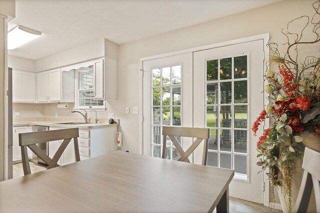 429 Zehnder Dr, Frankenmuth, MI 48734 - dining space featuring light wood-style flooring