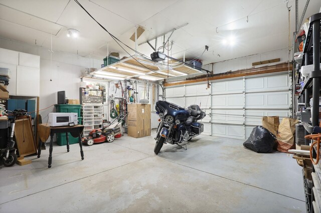 429 Zehnder Dr, Frankenmuth, MI 48734 - garage featuring a garage door opener
