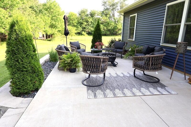 103 Cottonwood Ct, Litchfield, MI 49252 - view of patio / terrace with outdoor lounge area