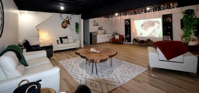 103 Cottonwood Ct, Litchfield, MI 49252 - living room with light wood finished floors