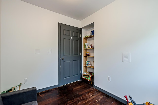 3360 Broad St, Dexter, MI 48130 - spare room with dark wood finished floors