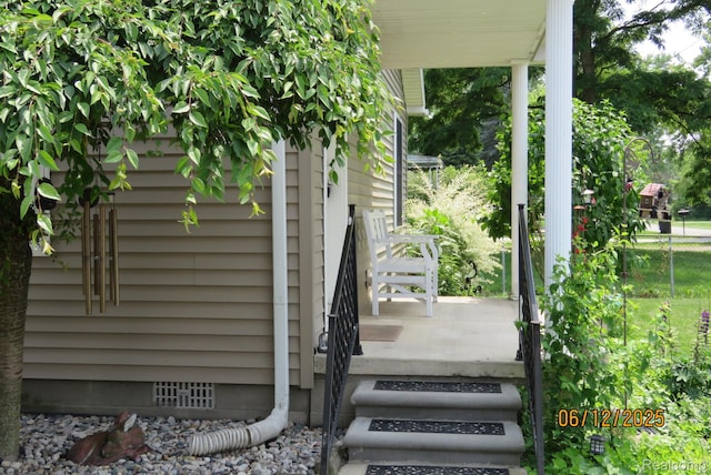 10571 Baraga St, Taylor, MI 48180 - doorway to property featuring crawl space