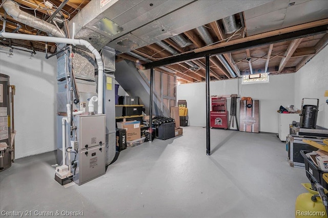 23505 Baker St, Taylor, MI 48180 - basement featuring heating unit
