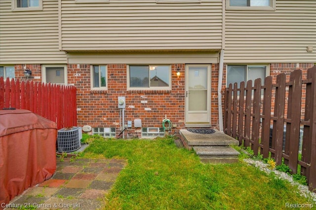 23505 Baker St, Taylor, MI 48180 - entrance to property featuring brick siding