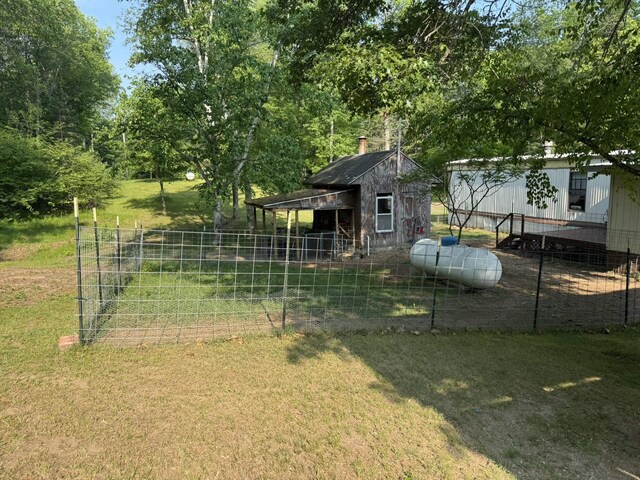 1321 Ziggy Rd, Farwell, MI 48622 - view of yard
