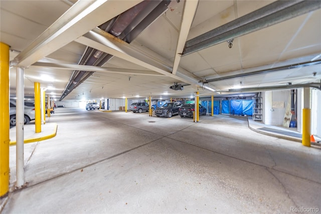 3565 Port Cove Dr Unit 68, Waterford, MI 48328 - parking garage with a garage door opener