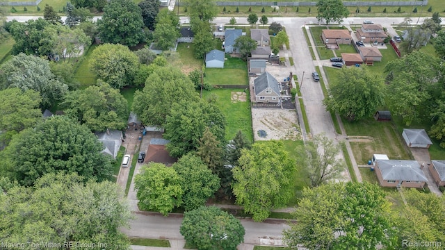 11954 Timken Ave, Warren, MI 48089 - aerial view of property and surrounding area with nearby suburban area