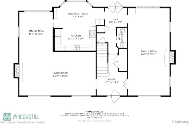 1831 Hampden Rd, Flint, MI 48503 - view of room layout