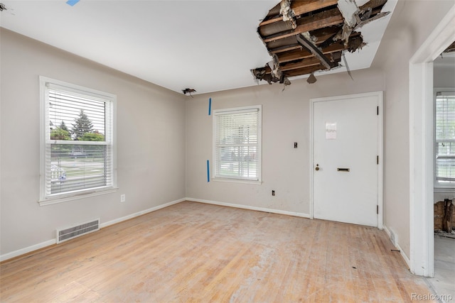 852 Cambridge Rd, Berkley, MI 48072 - entrance foyer featuring plenty of natural light and light wood-type flooring