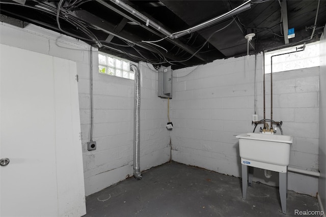 852 Cambridge Rd, Berkley, MI 48072 - basement with electric panel