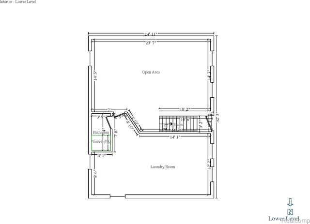 852 Cambridge Rd, Berkley, MI 48072 - view of floor plan / room layout