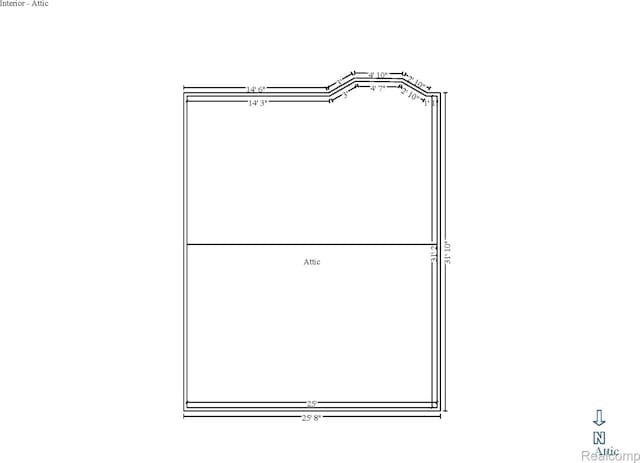 852 Cambridge Rd, Berkley, MI 48072 - view of property floor plan