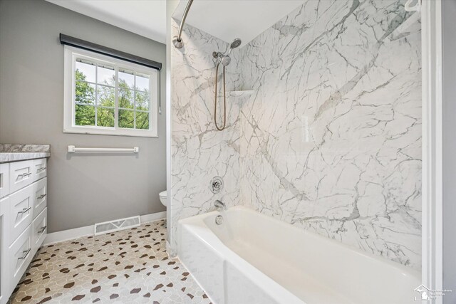 1115 Birchwood Dr, Temperance, MI 48182 - bathroom featuring shower / bathtub combination and vanity