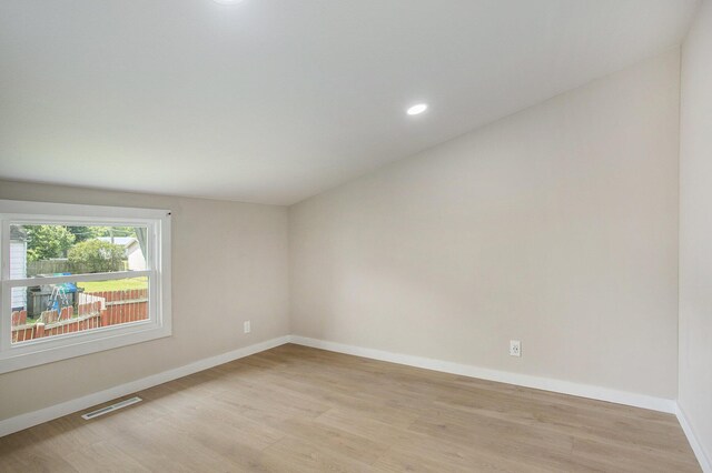 716 Langrick St, Sturgis, MI 49091 - unfurnished room featuring light wood finished floors and recessed lighting