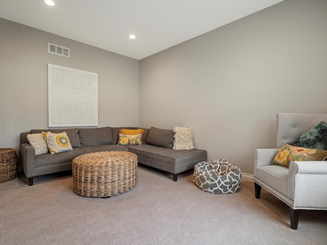 13531 Brampton Ct, Utica, MI 48315 - carpeted living area with recessed lighting