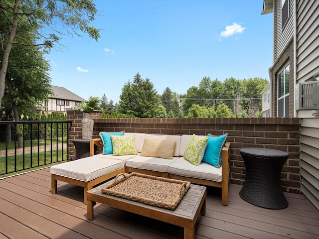 13531 Brampton Ct, Utica, MI 48315 - deck featuring an outdoor hangout area