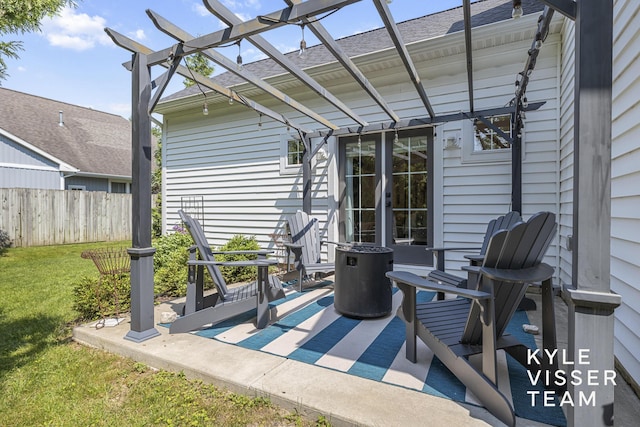 3 Woodward Ln SE, Grand Rapids, MI 49506 - view of patio / terrace with a pergola