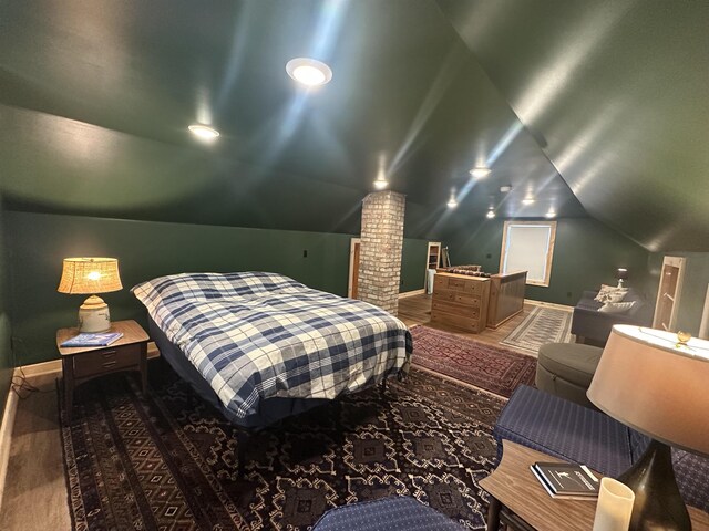 501 W 13th St, Cadillac, MI 49601 - bedroom featuring lofted ceiling