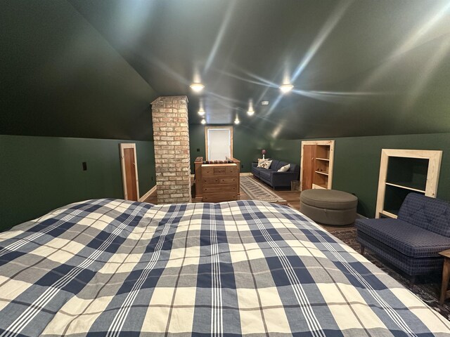501 W 13th St, Cadillac, MI 49601 - bedroom featuring lofted ceiling