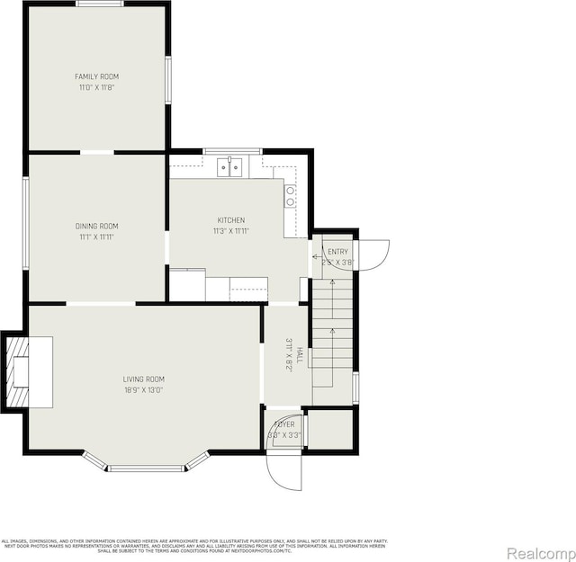 16251 Prest St, Detroit, MI 48235 - view of room layout